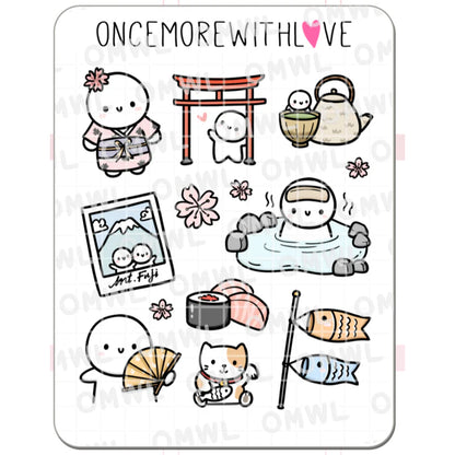 ONCE MORE WITH LOVE Sticker Sheet