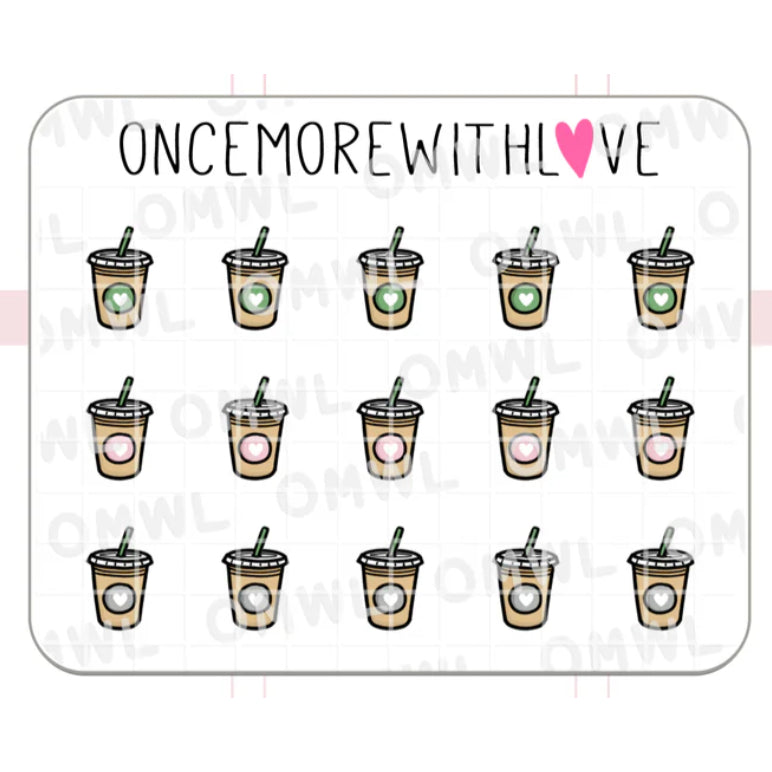 ONCE MORE WITH LOVE "Mini" Sticker Sheet