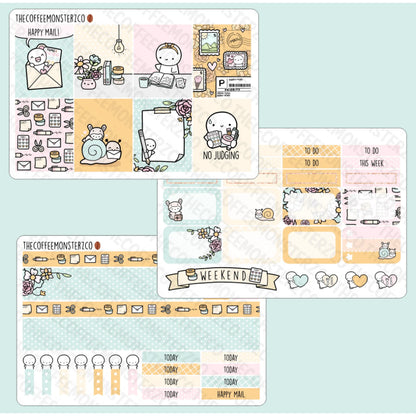 The Coffee Monsterz Co. Mini Kit Sticker Sheets
