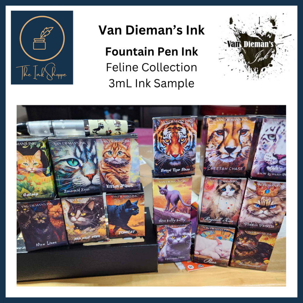 Van Dieman's Feline Collection Fountain Pen Ink Sample (3mL)