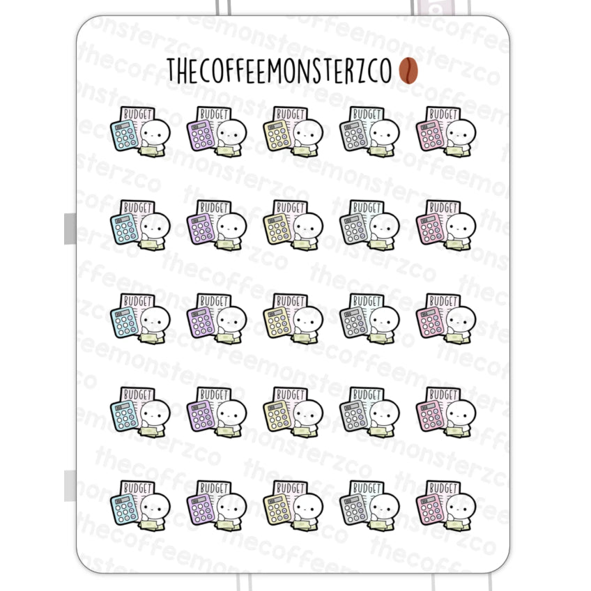 The Coffee Monsterz Co. Emoti Stickers