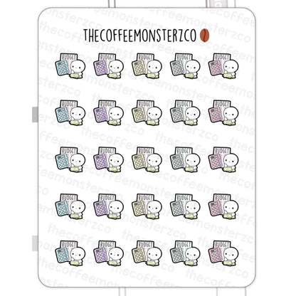 The Coffee Monsterz Co. Emoti Stickers