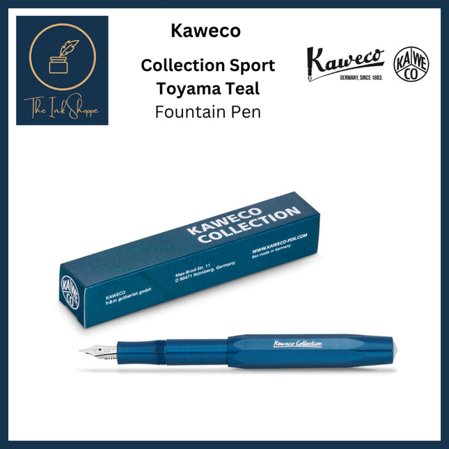 Kaweco Collection Toyama Teal Fountain Pen Limited Edition