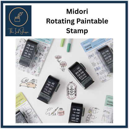 Midori Rotating Paintable Stamp with 8 Designs
