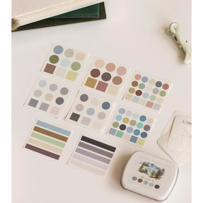 MU Mini Tin Palette Stickers