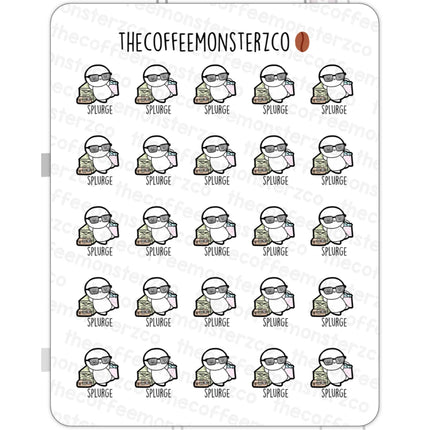 The Coffee Monsterz Co. Emoti Stickers