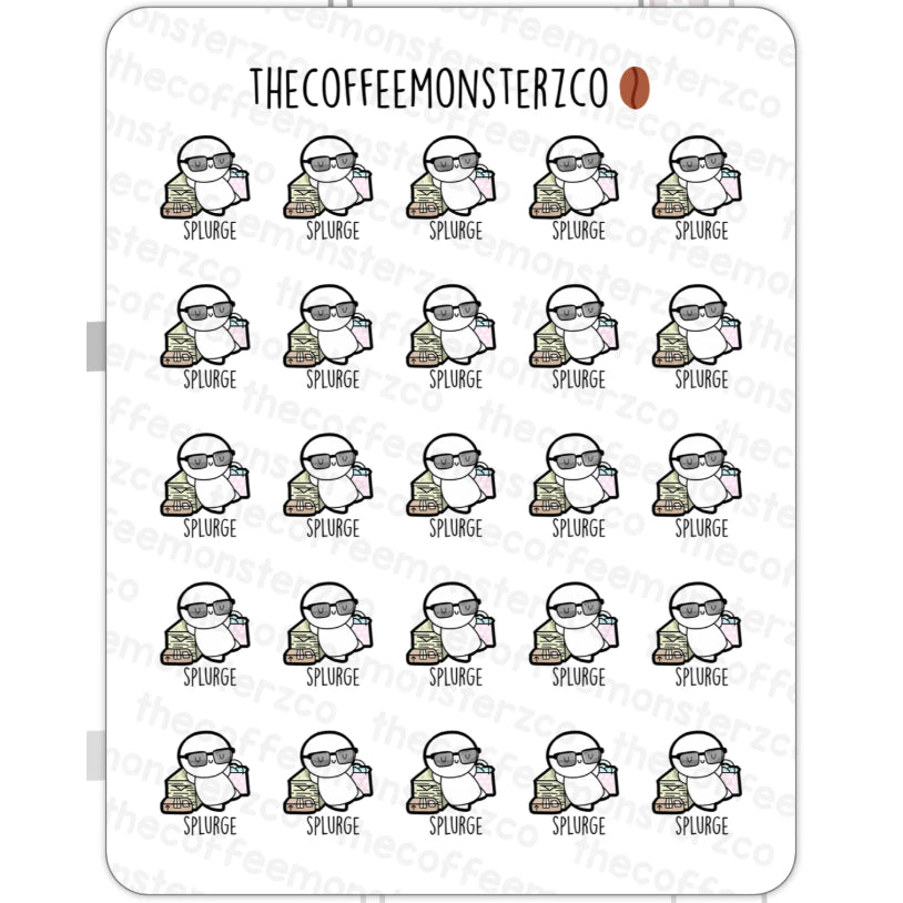 The Coffee Monsterz Co. Emoti Stickers