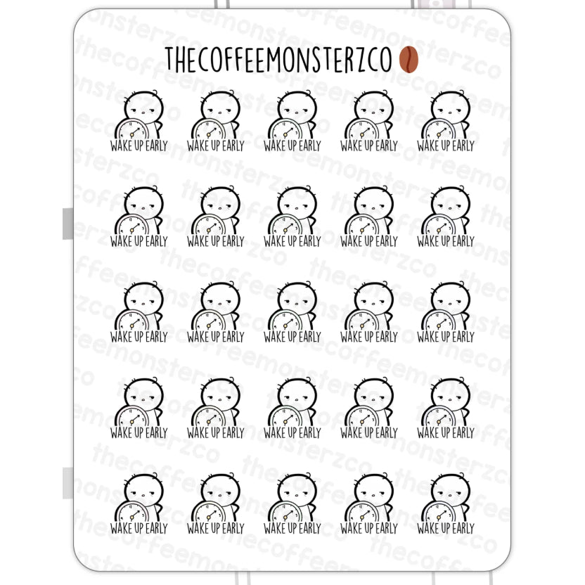 The Coffee Monsterz Co. Emoti Stickers
