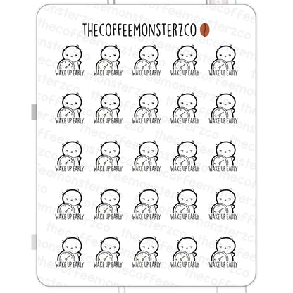 The Coffee Monsterz Co. Emoti Stickers