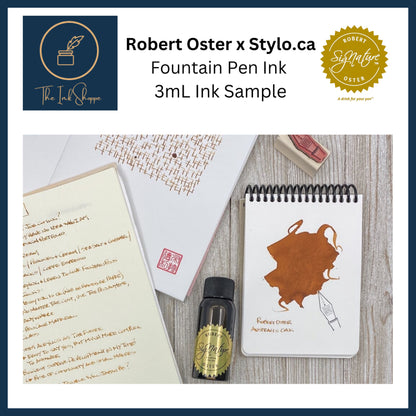 Robert Oster x Stylo.ca Collaboration Fountain Pen Ink Sample (3mL)