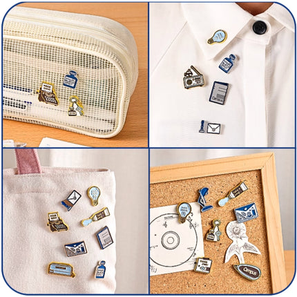 Kokuyo Campus x Eric Enamel Pin Set of 3 Pins