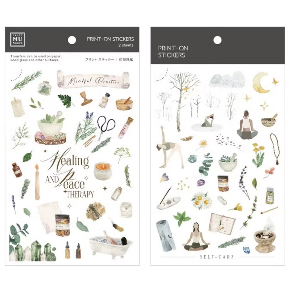 MU Print-On Stickers 2 Sheets Per Pack