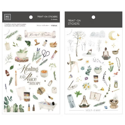 MU Print-On Stickers 2 Sheets Per Pack