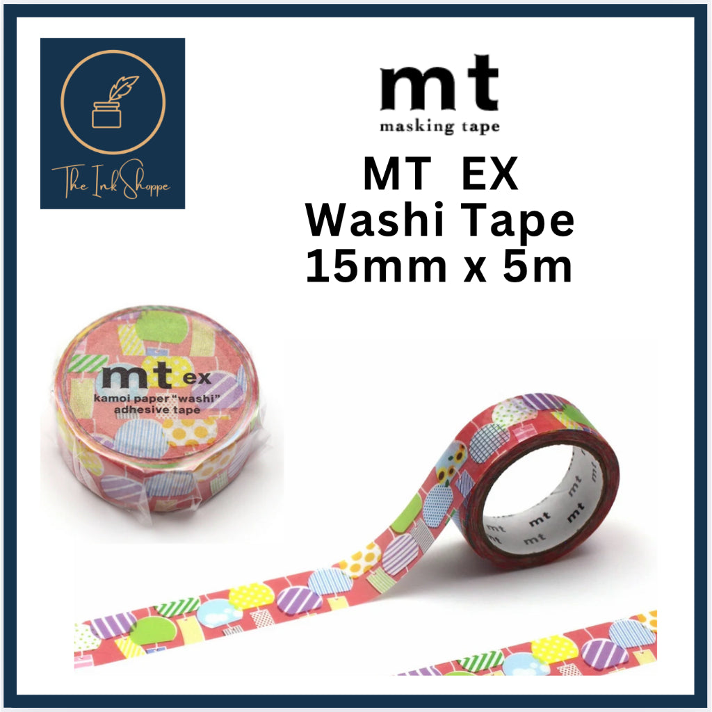 MT EX Washi Tape 15mm x 5m FULL ROLL
