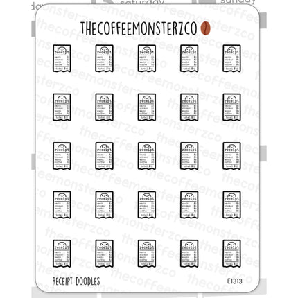 The Coffee Monsterz Co. Doodle Sticker