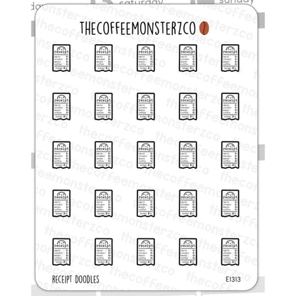 The Coffee Monsterz Co. Doodle Sticker