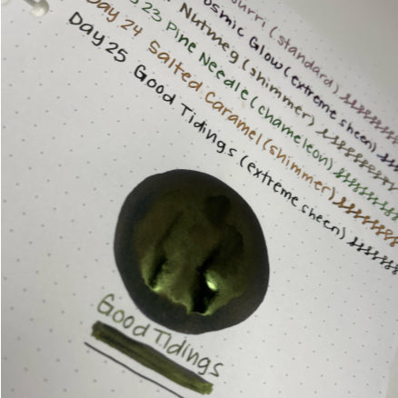 Diamine Inkvent 2024 Black Edition Fountain Pen Ink Sample (3mL)