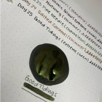 Diamine Inkvent 2024 Black Edition Fountain Pen Ink Sample (3mL)