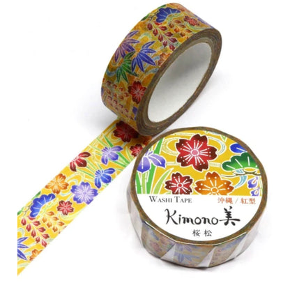 Saien Kimono Series Washi Tape FULL ROLL