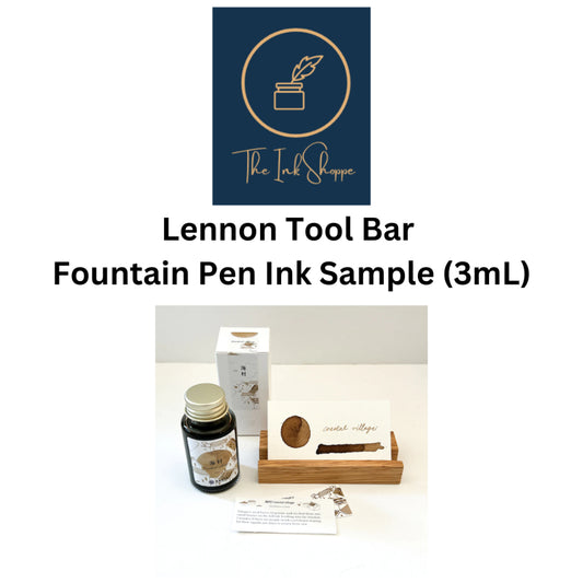 Lennon Tool Bar Fountain Pen Ink Sample