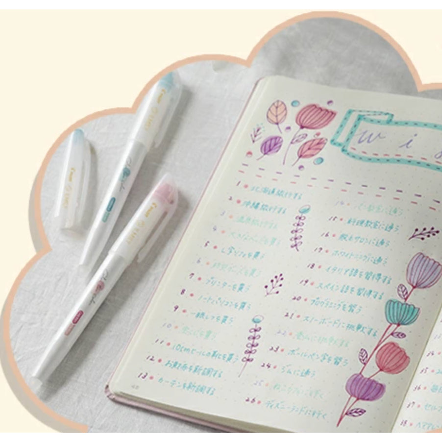 Pilot Ilmily Color Two Color Gel Ink 0.4mm Ballpoint Pen