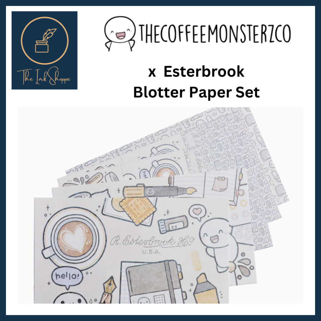 The Coffee Monsterz Co. x Esterbrook Blotter Paper Set