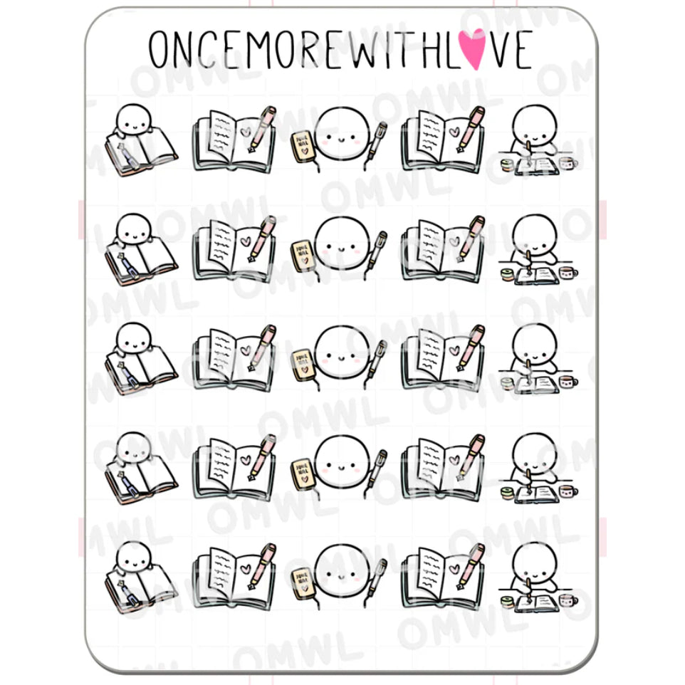 ONCE MORE WITH LOVE Sticker Sheet