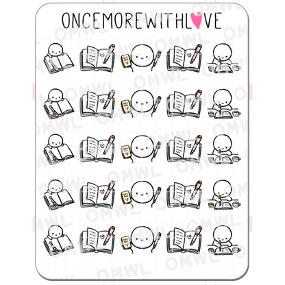 ONCE MORE WITH LOVE Sticker Sheet