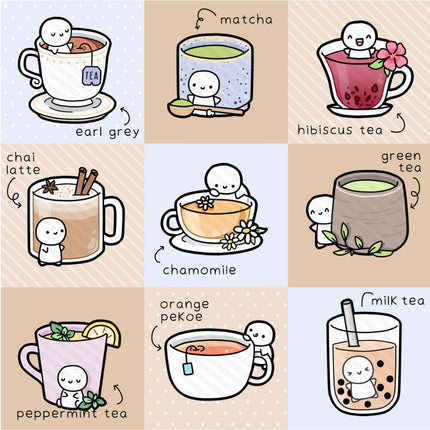 The Coffee Monsterz Co Tea Time Emotis Sampler