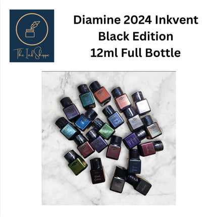 Diamine Inkvent 2024 Black Edition Fountain Pen Ink Full Bottle (12mL)