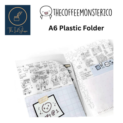 The Coffee Monsterz A6 Plastic Folder