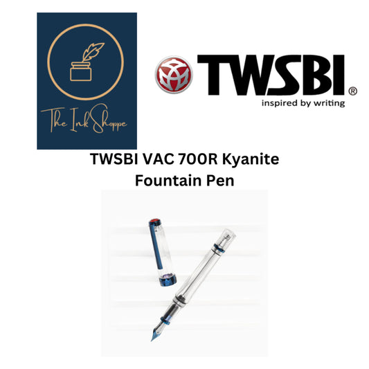 TWSBI VAC 700R Kyanite Fountain Pen Fine Nib (F)