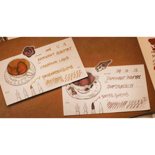 Dominant Industry Ink Swatch Card - Tea Time (120 sheets)