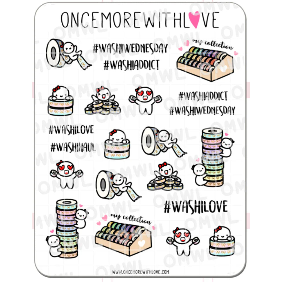 ONCE MORE WITH LOVE Sticker Sheet