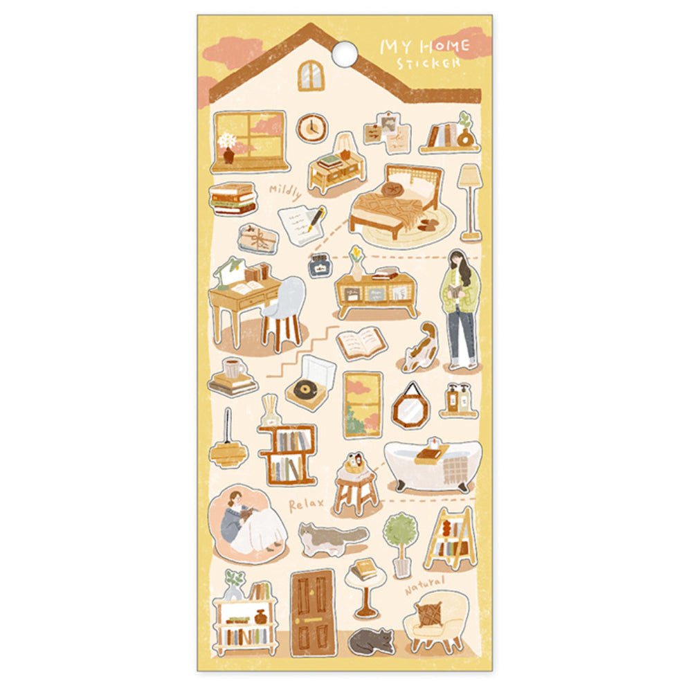 Mind Wave My Home Stickers