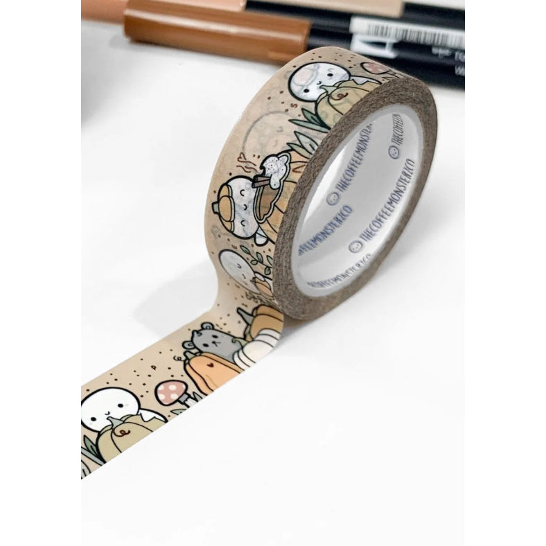 The Coffee Monsterz Co. Washi Tape FULL ROLL