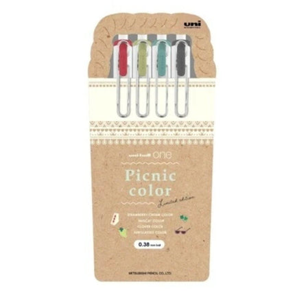 Uni-Ball One Picnic Color Limited Edition Set of 4 Pens