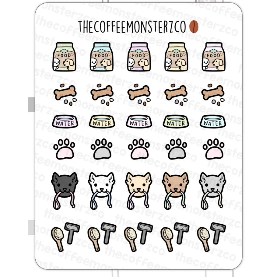 The Coffee Monsterz Co. Doodle Sticker
