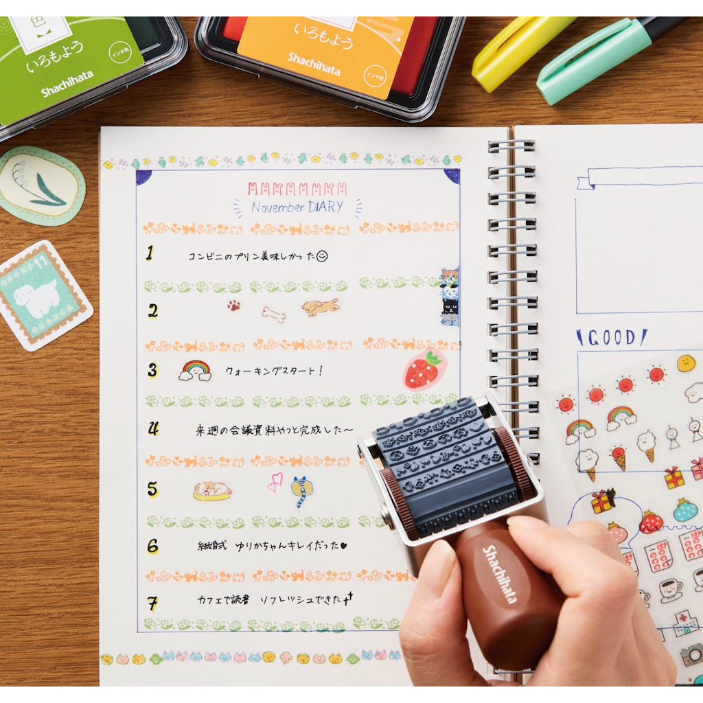 Shachihata x Furukawashiko Rotating Stamp