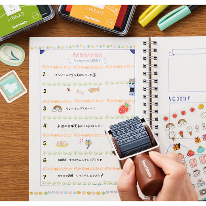 Shachihata x Furukawashiko Rotating Stamp