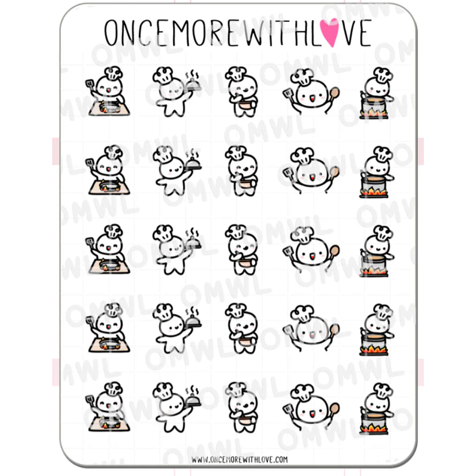 ONCE MORE WITH LOVE Sticker Sheet
