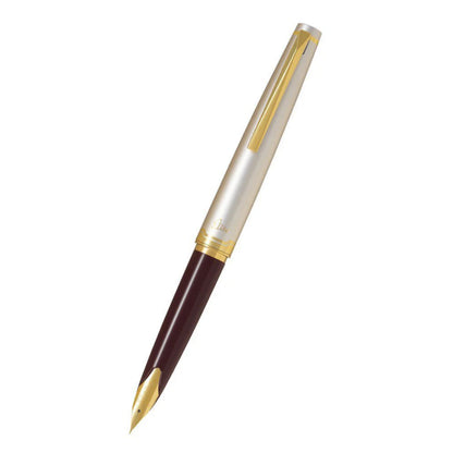 Pilot Elite E95S Burgundy/Ivory Fountain 14K Gold Nib Fountain Pen
