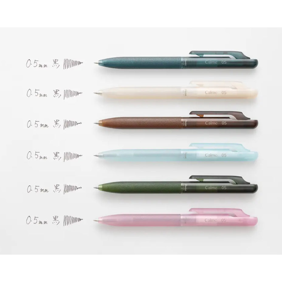 Pentel Calme Relaxed Forest Series 0.5mm Ballpoint Pen