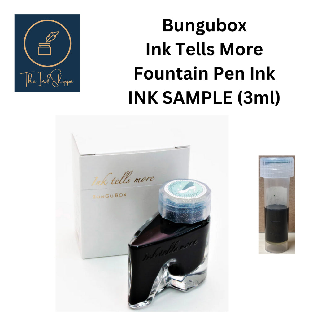 Bungubox Ink Tells More Fountain Pen Ink Sample (3ml)