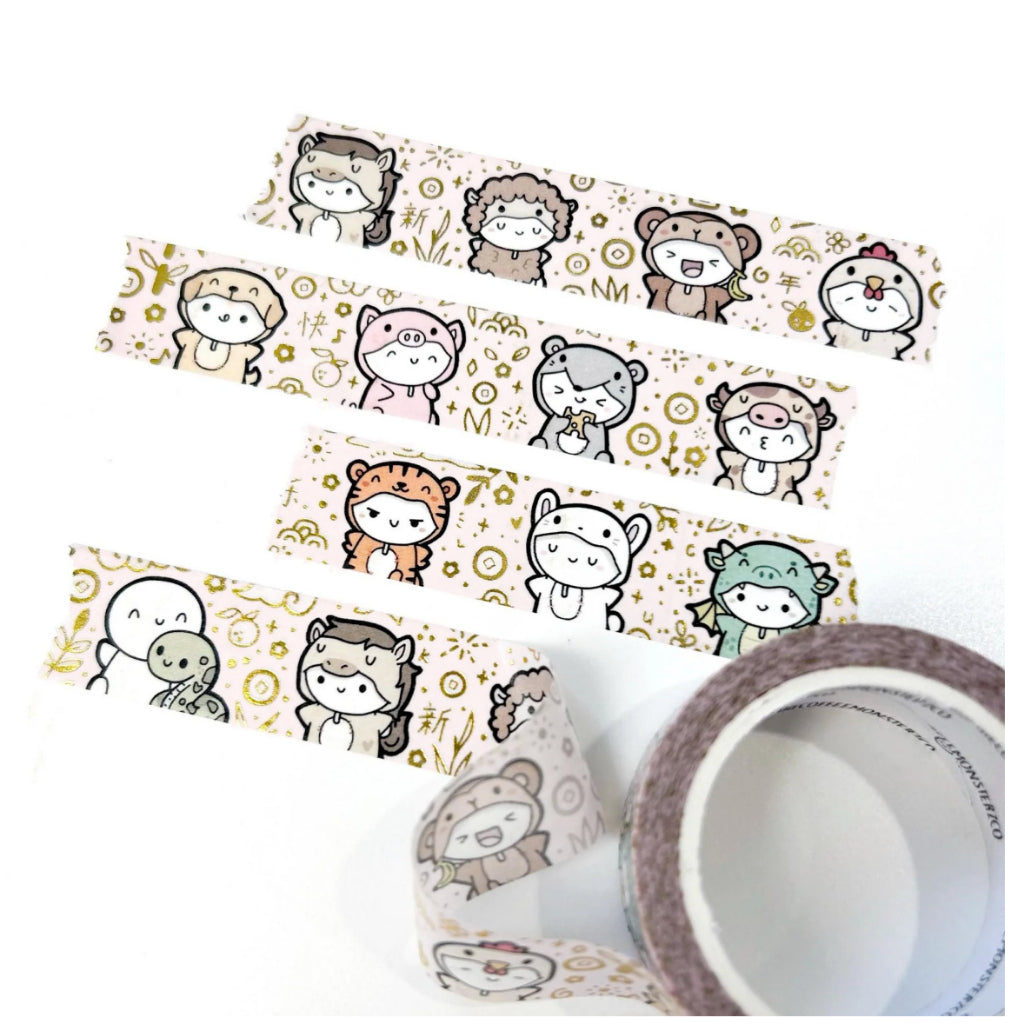 The Coffee Monsterz Co. Washi Tape FULL ROLL