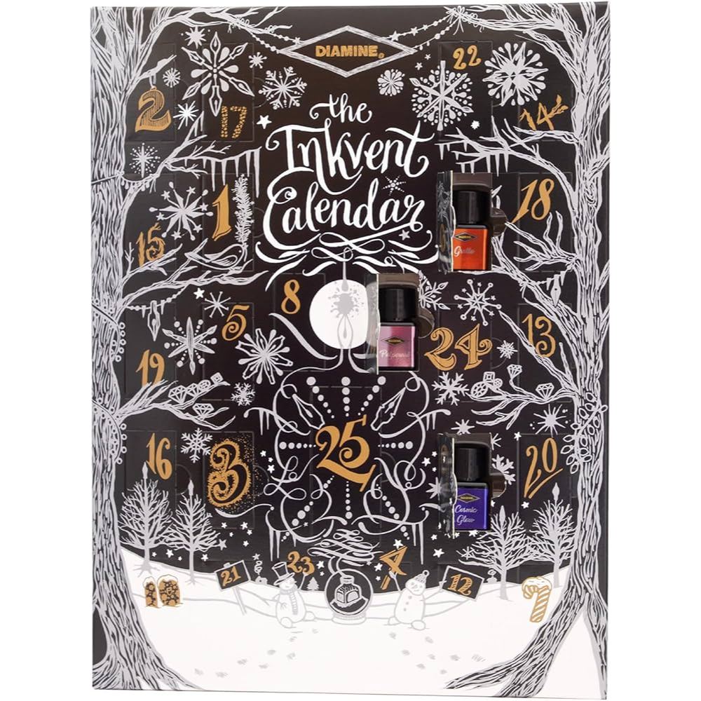 Diamine Inkvent 2024 Black Edition Fountain Pen Ink Sample (3mL)