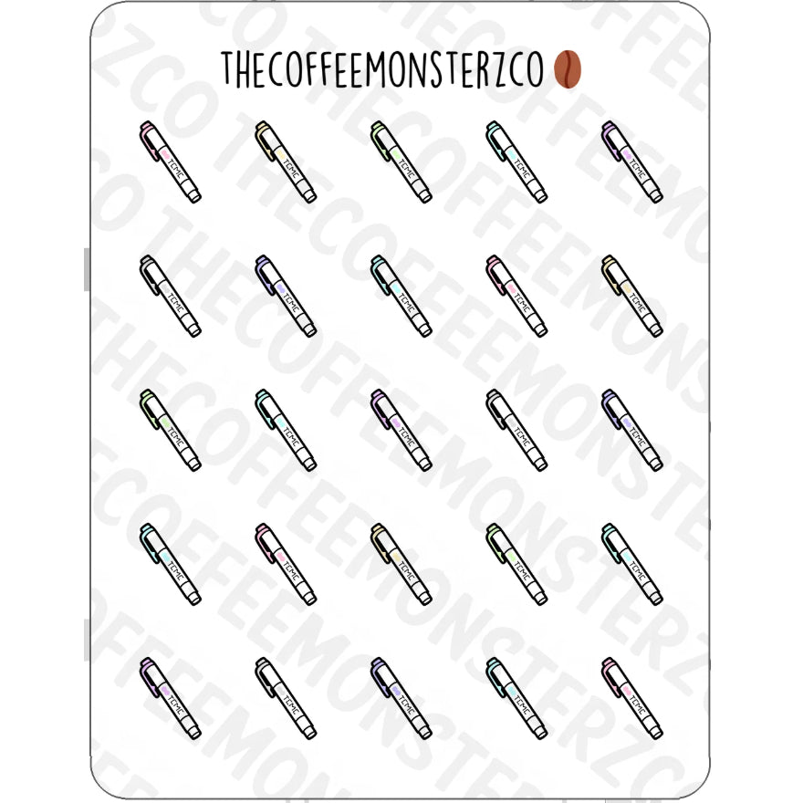 The Coffee Monsterz Co. Doodle Sticker
