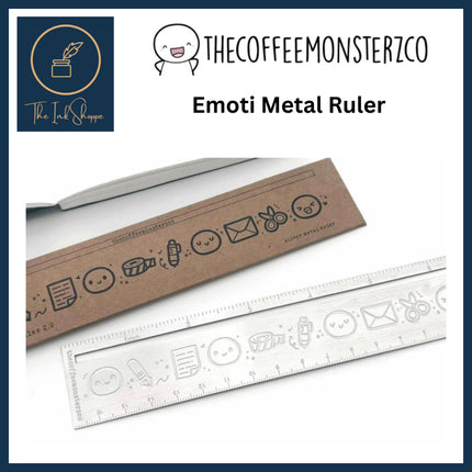 The Coffee Monsterz Co Emoti Metal Ruler