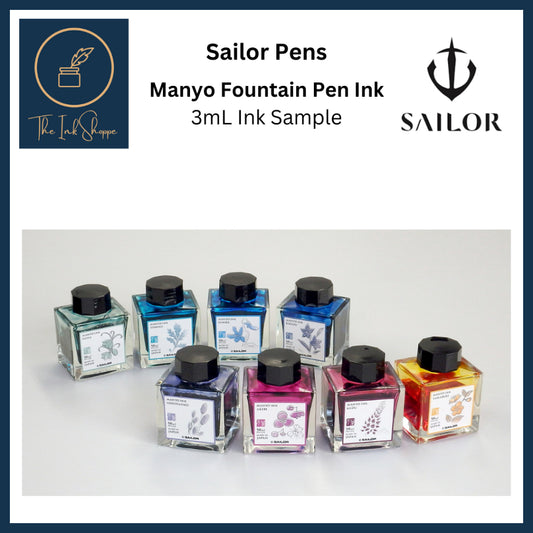 Sailor Manyo Fountain Pen Ink Sample (3mL)