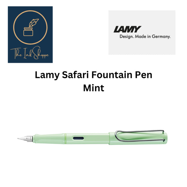 Lamy Safari Mint Glaze Fountain Pen Extra Fine Nib (EF)